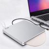External 3D Blu Ray DVD Drive, USB 3.0 and Type-C Blu Ray CD DVD Drive Player Ultra Slim Slot-in CD DVD Burner with Smart Touch Compatible with Windows XP/7/8/10, Mac OS for MacBook, Laptop, PC view 1