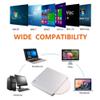 External 3D Blu Ray DVD Drive, USB 3.0 and Type-C Blu Ray CD DVD Drive Player Ultra Slim Slot-in CD DVD Burner with Smart Touch Compatible with Windows XP/7/8/10, Mac OS for MacBook, Laptop, PC view 3