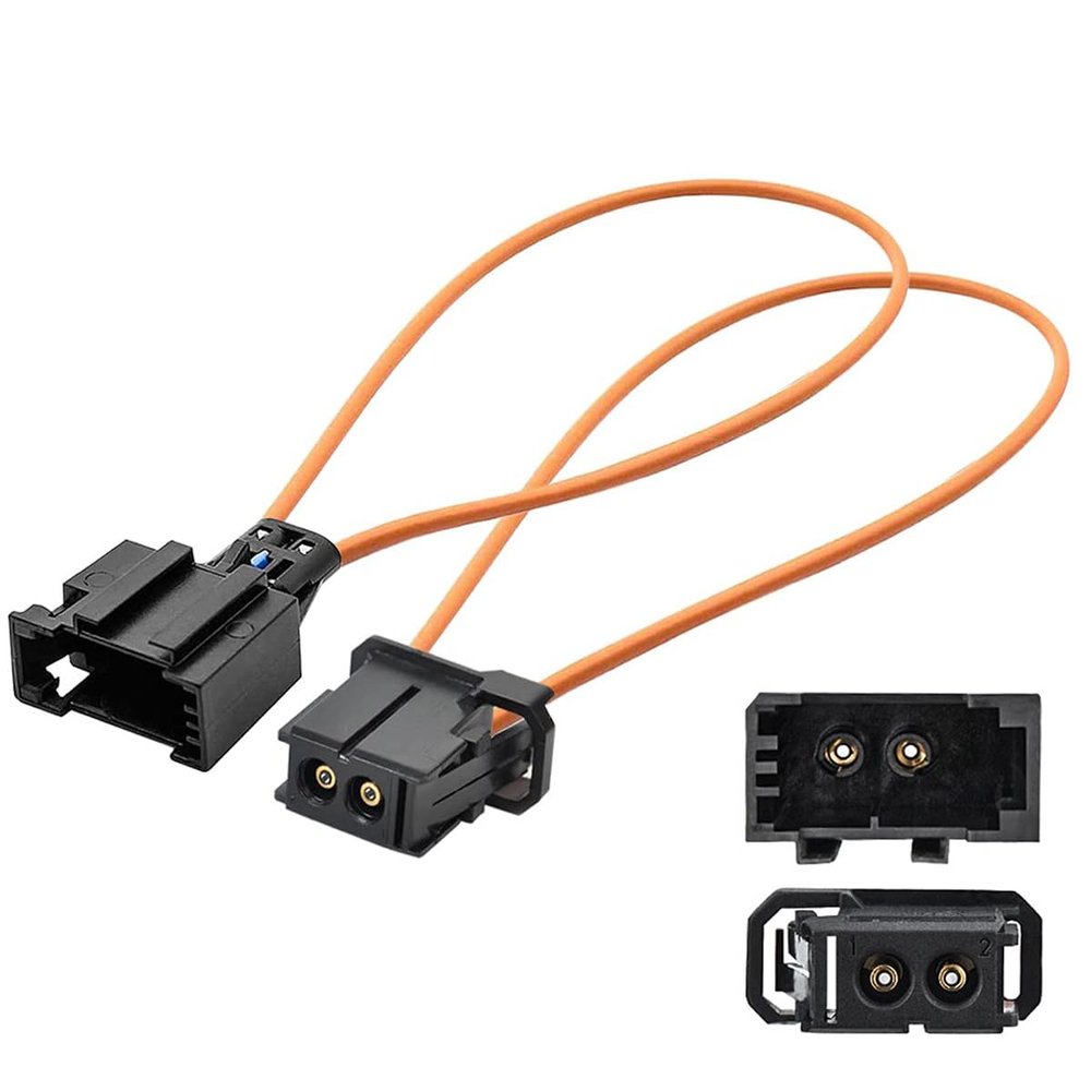 juerly Most Fiber Optic Optical Loop Bypass Female & Male Adapter Universal Connector for Radio and Audio Mercedes BMW VW Audi Porsche SOS FIX