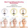 18 inch LED Ring Light with Tripod Stand Dimmable Makeup Selfie Ring Light for Studio Portrait YouTube Vlog Video Shooting with Carrying Bag and Remote Controller, CRI 90 view 2
