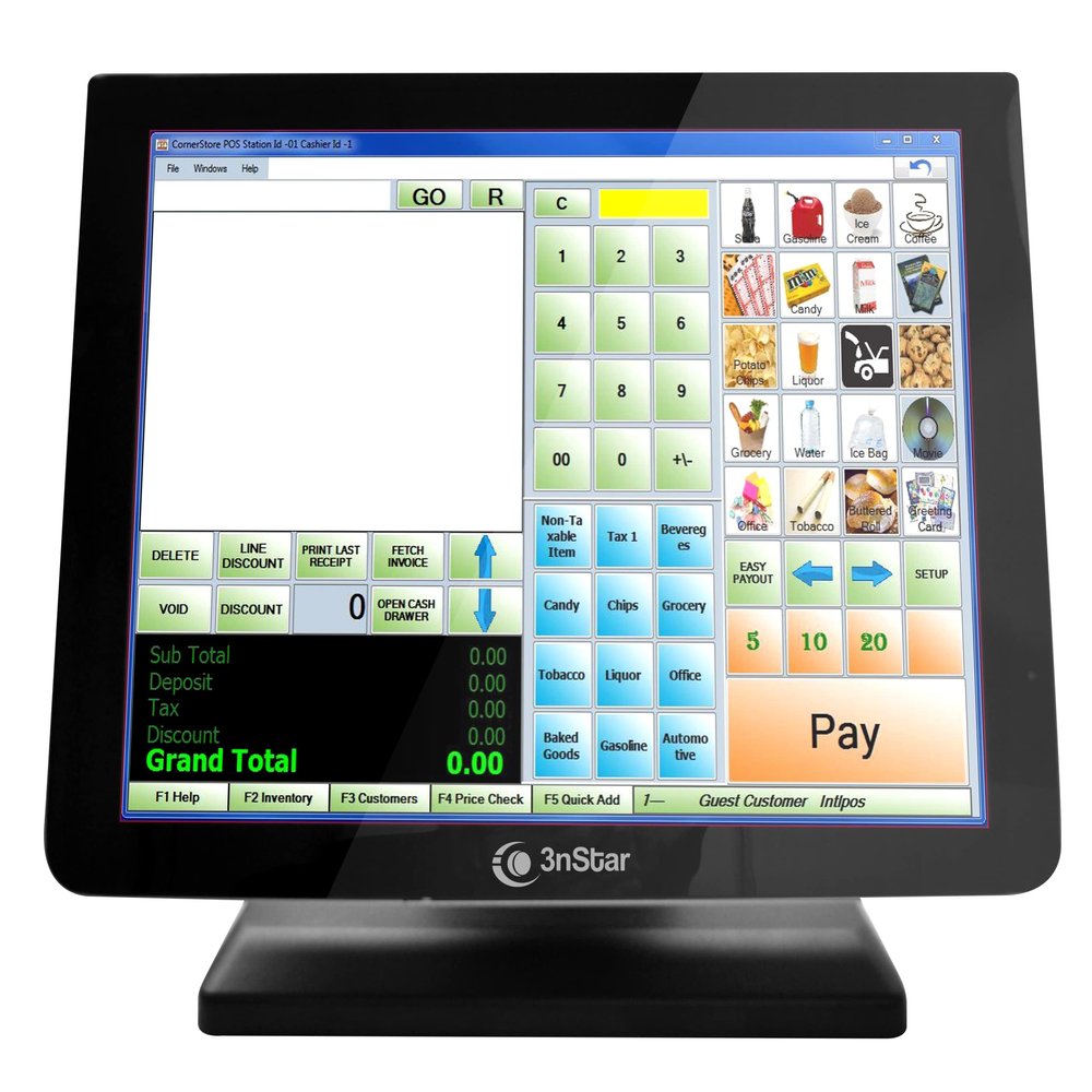 3nStar 15" 10 Points Capacitive Touch Screen Monitor Bezel Free - TCM010