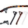EXCEART 4pairs Silicone Slip Eyeglasses Leg Sleeves Comfortable and Replacement for Daily Use Black White Brown Grey view 3