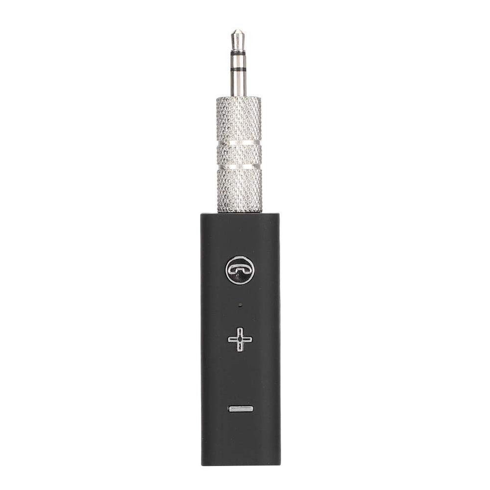 hong Bluetooth Audio Receiver, Collar Clip Bluetooth Audio Adapter, Black for Headphone for Car Speaker