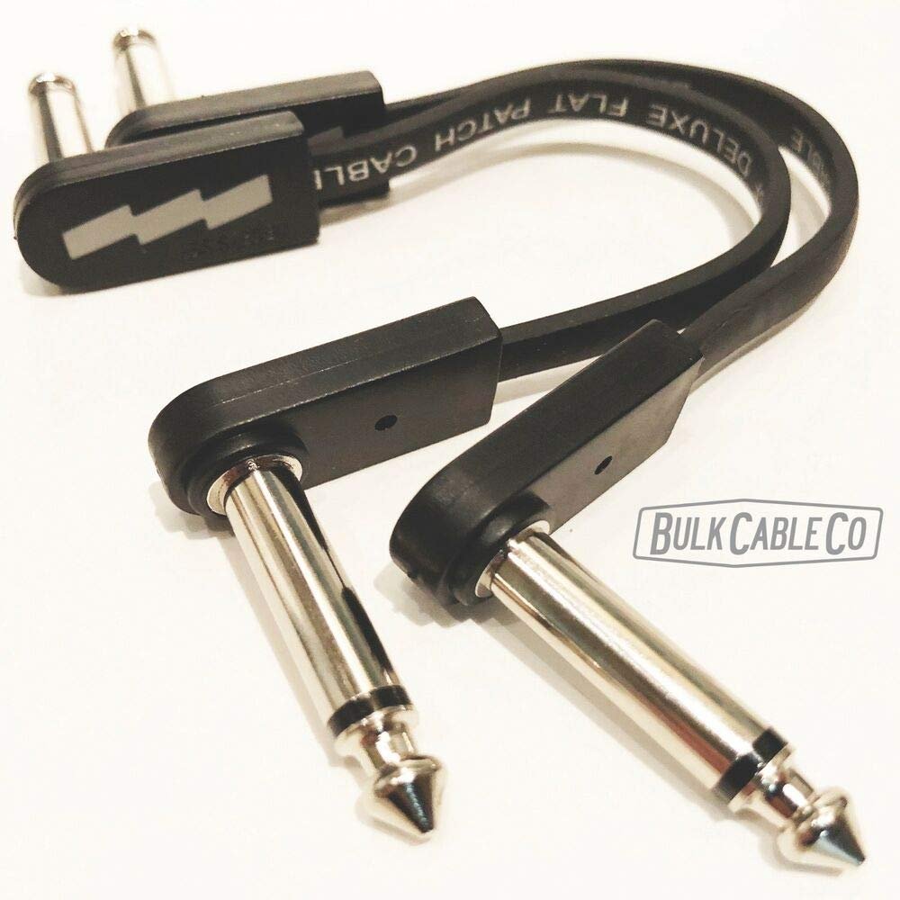2 Pcs of EBS Flat Patch Cables - 4" (3.94") PCF-DL10 Deluxe - Thin RA/RA Cable