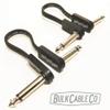 2 Pcs of EBS Flat Patch Cables - 4" (3.94") PCF-DL10 Deluxe - Thin RA/RA Cable view 3