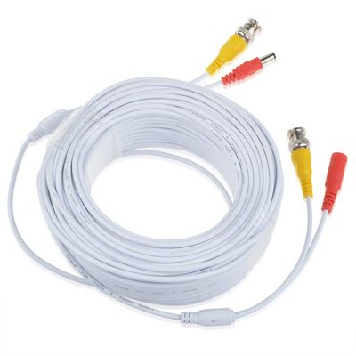 PK Power White 100ft BNC Extension Cord for Lorex LEV1522B 1MP 720p Dome Security Camera