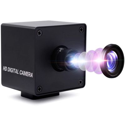 13 Megapixel USB Camera No Distortion Fixed Focus Webcam MJPEG 15fps 3840x2880 USB with Camera for Computer PC Laptop Desktop,Support Most OS