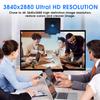 13 Megapixel USB Camera No Distortion Fixed Focus Webcam MJPEG 15fps 3840x2880 USB with Camera for Computer PC Laptop Desktop,Support Most OS view 2