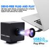 13 Megapixel USB Camera No Distortion Fixed Focus Webcam MJPEG 15fps 3840x2880 USB with Camera for Computer PC Laptop Desktop,Support Most OS view 3