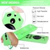 [2 Pack] Firestick Remote Cover Case (Glow in the Dark) Compatible with Fire TV Stick 4K (2018) Alexa Voice Remote Control (Green & Sky Blue) view 3