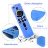 [2 Pack] Firestick Remote Cover Case (Glow in the Dark) Compatible with Fire TV Stick 4K (2018) Alexa Voice Remote Control (Green & Sky Blue) view 4