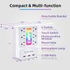 Socket Outlet Shelf,Wall Outlet Surge Protector,6 Electrical Outlet Splitter with 3 USB Outlet,Multi Plug Outlet,Charging Shelf,Outlet Expander with 6 Nightlight for Home view 2