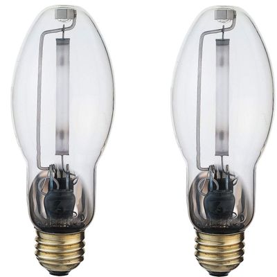 GoodBulb 50-Watt High Pressure Sodium HID Light Bulb | E39 Base ED23 1/2 ANSI Code S68 | 2000K Warm White Light Color | Clear Finish | 24000 Life Hours | Pack of 2 Bulbs