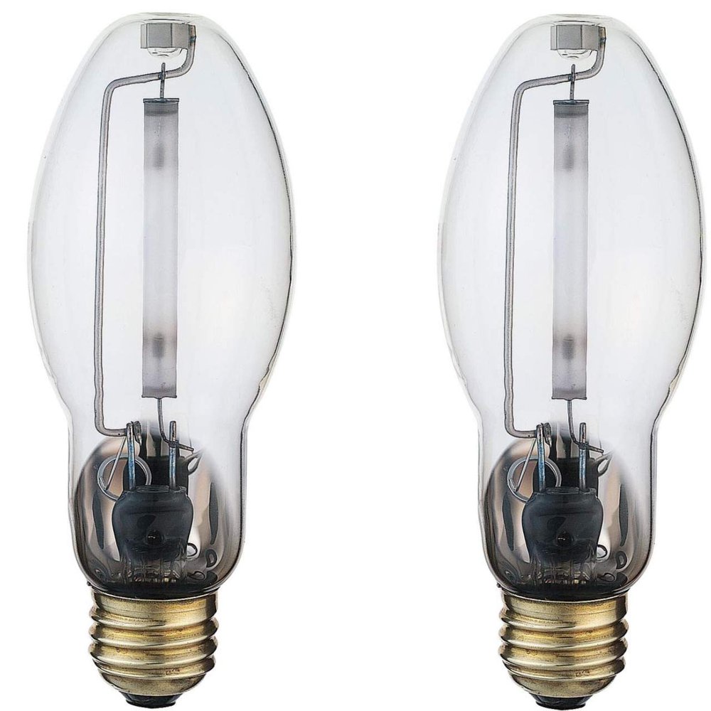 GoodBulb 50-Watt High Pressure Sodium HID Light Bulb | E39 Base ED23 1/2 ANSI Code S68 | 2000K Warm White Light Color | Clear Finish | 24000 Life Hours | Pack of 2 Bulbs
