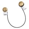 Signature Hardware 446730 PVC Cable Drain and Overflow for 17" - 22" Deep Alcove Tubs - Chrome view 3