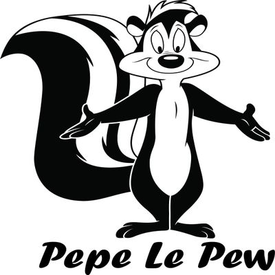 Cartoon Characters Cartoons Shows TV Show Character Skunk Skunks Raccoon Babies Guys Boys Girls Womens Kids Children Wall Decals Vinyl Stickers Art Rooms Room Walls Wall Size 30x27 inch