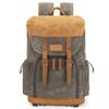 Allacki Large Capacity Vintage Waterproof Camera Bag SLR Waxed Canvas Backpack (ArmyGreen) view 1