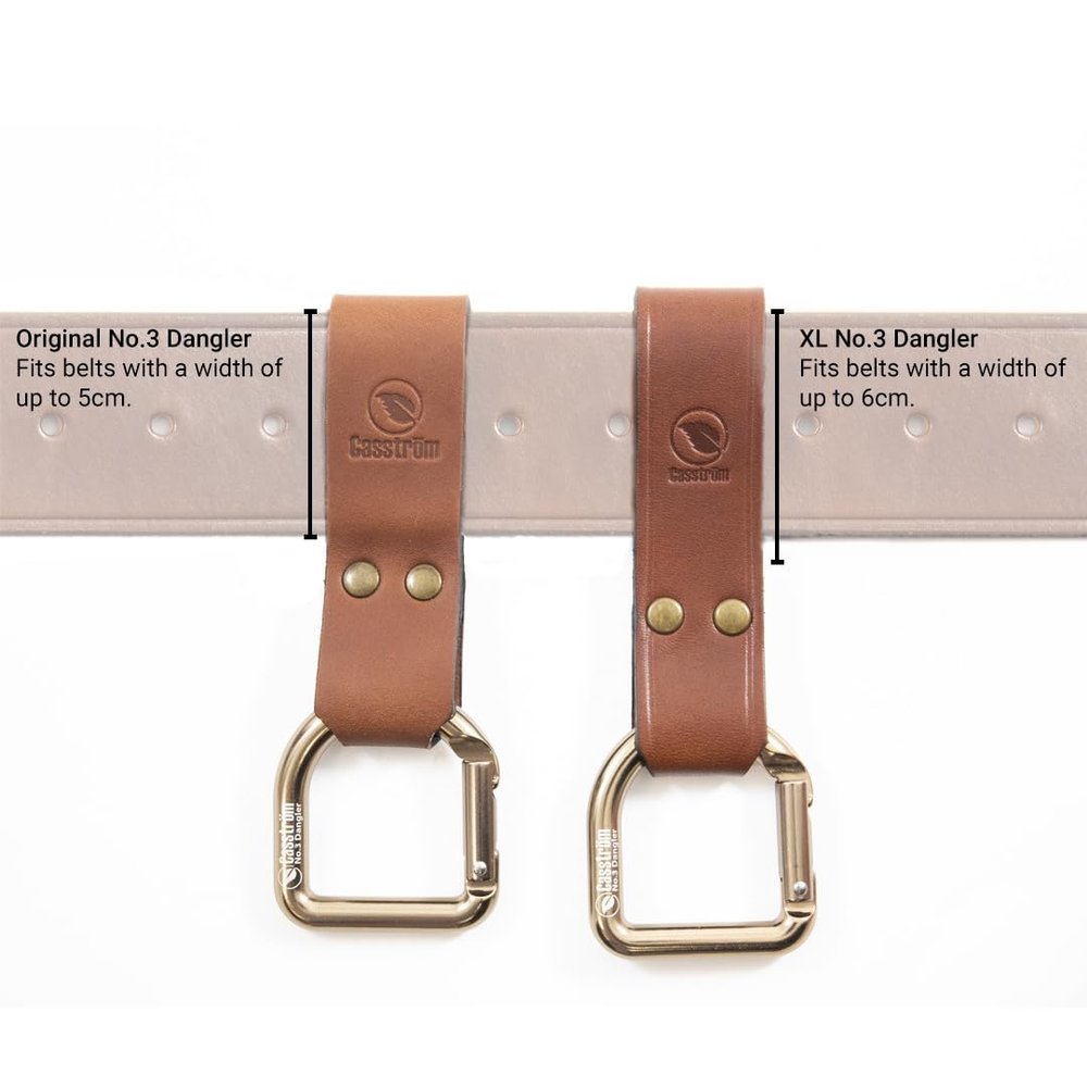 No.3 Dangler with Cognac Belt XL Loop