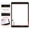 Digitizer Screen Replacement for iPad 2017 iPad 5 Gen 9.7 Inch A1822 A1823 Touch Screen Glass Panel Repair Parts for iPad5 Touchscreen Free Tools Kits+Tempered Glass (White with Home Button) view 3