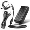 12V 5A Power Supply - LeTaoXing AC 100-240V to DC 12V5A 60W Switching Power Adapter 12 Volt Transformers A Universal with 5.5x2.1mm dc 8 Way 1 Female to 8 Male Power Splitter Cable 8CH view 1