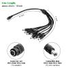 12V 5A Power Supply - LeTaoXing AC 100-240V to DC 12V5A 60W Switching Power Adapter 12 Volt Transformers A Universal with 5.5x2.1mm dc 8 Way 1 Female to 8 Male Power Splitter Cable 8CH view 3