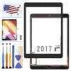 Digitizer Screen Replacement for iPad 2017 iPad 5 Gen 9.7 Inch A1822 A1823 Touch Screen Glass Panel Repair Parts for iPad5 Touchscreen Free Tools Kits+Tempered Glass (Black with Home Button) view 1