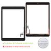 Digitizer Screen Replacement for iPad 2017 iPad 5 Gen 9.7 Inch A1822 A1823 Touch Screen Glass Panel Repair Parts for iPad5 Touchscreen Free Tools Kits+Tempered Glass (Black with Home Button) view 2