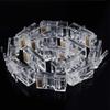 100Pcs RJ45 Ethernet Cables Module Plug Network Connector RJ-45 Crystal Heads Transparent Cat6 Cat5e Gold Plated Cable Crimp Connectors view 4