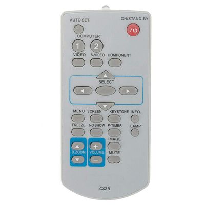 Replacement Remote Control New CXZR Remote for Sanyo Projector PLC-XW200K PLC-XW250 PLC-XU301A PLC-XU106