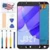 TFT Material for Samsung Galaxy J3 2017 Prime J327 Screen Replacement LCD Emerge J327A J327V J327P J327T1 J327R4 Display Matrix Panel Parts Assembly Touch Sensor Digitizer Glass Lens Kit (TFT Gray) view 1