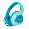 PowerLocus Kids Wireless Headphones, Bluetooth Kids Headphones LED Lights Over Ear with 74/85/94dB Volume Limited, 45H Playtime,Built-in Mic, Two Device Share Mode, HD Stereo for Travel/PC/Tablet view 1
