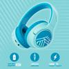 PowerLocus Kids Wireless Headphones, Bluetooth Kids Headphones LED Lights Over Ear with 74/85/94dB Volume Limited, 45H Playtime,Built-in Mic, Two Device Share Mode, HD Stereo for Travel/PC/Tablet view 2