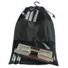 SPARES2GO Universal Drawstring Vacuum Cleaner Accessories Parts Tool Storage Bag, Black, 495mm (H) x 355mm (W), Modern view 1