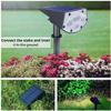 WBM Smart 20 Led Solar Landscape Spotlights, Ip65 Waterproof Solar Powered Wall Lights 2-In-1 Wireless Outdoor Solar Landscaping Light for Yd Garden Driveway Porch, 2 Pack view 4