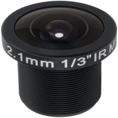 ACTi PLEN-4105 Fixed Focal f2.1mm, Fixed Iris F1.8, Fixed Focus, Day/Night, Megapixel, Board Mount Lens; Designed for use with CCTV Cameras