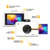 Zink Kodak Step Touch | 13MP Digital Camera & Instant Printer with 3.5 LCD Touchscreen Display, 1080p HD Video (White) Starter Bundle view 2