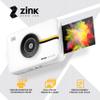 Zink Kodak Step Touch | 13MP Digital Camera & Instant Printer with 3.5 LCD Touchscreen Display, 1080p HD Video (White) Starter Bundle view 4