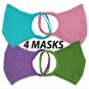 Universal 4521 Cloth Face Masks - 100% Cotton, Two Layer Mask for Teens & Adults (Pastels, Small) view 2
