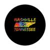 Tennessee Flag Colorful 3 Star Rainbow Aesthetic Nashville PopSockets PopGrip: Swappable Grip for Phones & Tablets view 3
