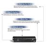 Replacement Part For Proteam Upright Lower air Duct Vacuum Hose # compare to part 104230 view 3