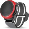 ANCwear Wearable Bluetooth Speaker with Clip, Waterproof Portable Mini Speaker, IPX6 Splash-Resistant, Bluetooth 5.3, 9.5H Playtime, 17 White Noise Tracks for Sports, Outdoor Travel (Red) view 1