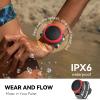 ANCwear Wearable Bluetooth Speaker with Clip, Waterproof Portable Mini Speaker, IPX6 Splash-Resistant, Bluetooth 5.3, 9.5H Playtime, 17 White Noise Tracks for Sports, Outdoor Travel (Red) view 2