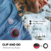 ANCwear Wearable Bluetooth Speaker with Clip, Waterproof Portable Mini Speaker, IPX6 Splash-Resistant, Bluetooth 5.3, 9.5H Playtime, 17 White Noise Tracks for Sports, Outdoor Travel (Red) view 3