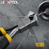 LEONTOOL End Cutting Pliers 4.5-Inch Nail Remover Tool Nail Puller Wire Cutters for Crafts End Nipper Staple Remover view 3