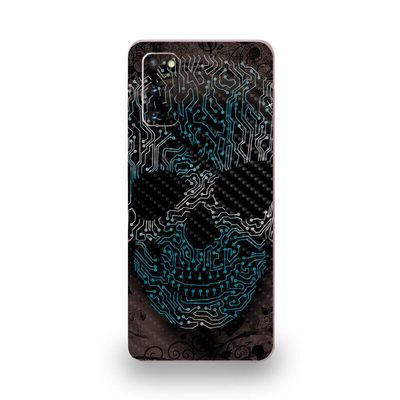 MIGHTY SKINS MightySkins Carbon Fiber Skin for Samsung Galaxy S20 - Cyber Pirate | Protective, Durable Textured Carbon Fiber Finish | Easy to Apply, Remove, and Change Styles | Made in The USA