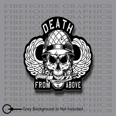 Airborne Division Death from Above Decal (5"x8")
