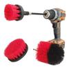 Drill Brush Attachment Set Three Brushes| Bring It On Power Scrubber Brush Cleaning Kit | Plus 6 Inch Extension, Use On Grout, Cars, Bathroom Surfaces, Tile, Baseboard, Shower and Tubs view 2