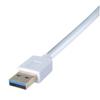 Connekt Gear USB 3 to RJ45 Cat 6 Gigabit Ethernet Adapter - Male to Female view 2