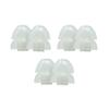 Etymotic Dual Flange Silicone Eartips, Clear - 6 Pack - Large Fit view 1