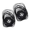 MEFONKOU Recorder Rubber Belts 40-135mm Mix Flat Cassette Belt for Repair Maintenance Tape Machine DVD CD LD VCR Repeater Drives 2mm Width 100 Pcs view 1